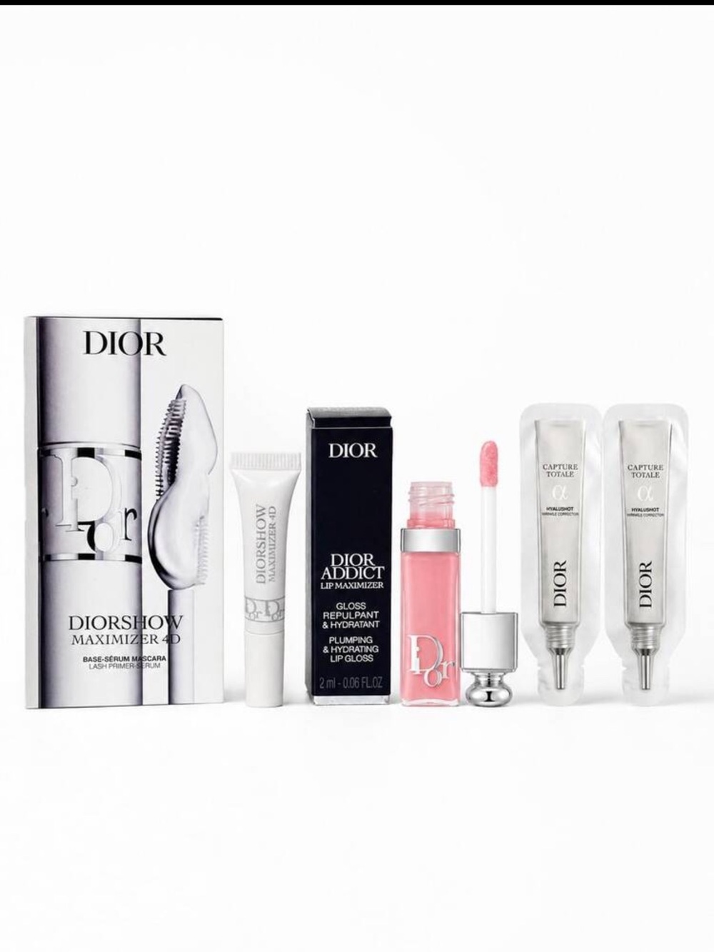 Dior Pink Lip Maximizer & Skincare Sample Set